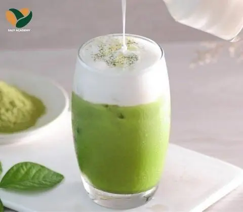 Hình ảnh Matcha latte rich lùn