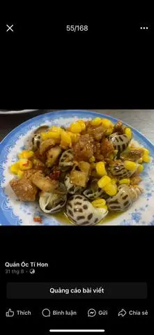 Hình ảnh Ốc hương xào Tỏi bơ bắp