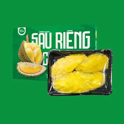 Hình ảnh Sầu riêng ri6 cấp đông tại vườn-Hộp 400gr