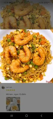 Hình ảnh Mì trộn indomi tôm định hình