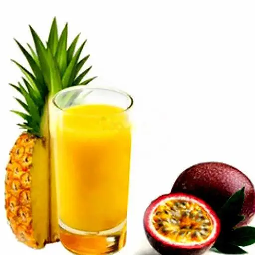 Hình ảnh Nước ép Thơm + Chanh Dây - Ly 500ml