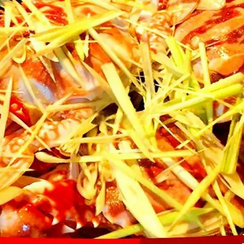 Hình ảnh càng ge cháy tỏi