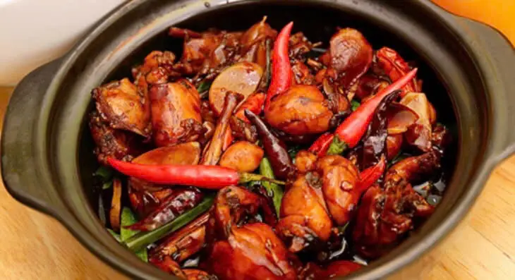 Hình ảnh  Ếch Singapore 2 con + cơm