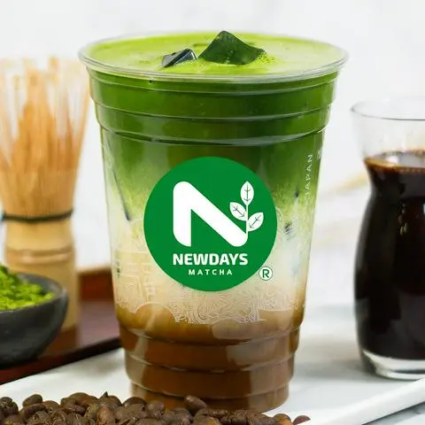 Hình ảnh Matcha viên gạo đường nâu