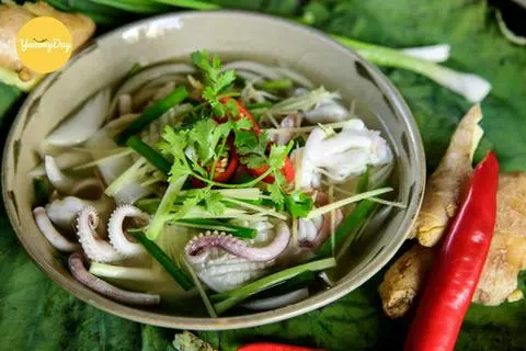 Hình ảnh Mực hấp gừng