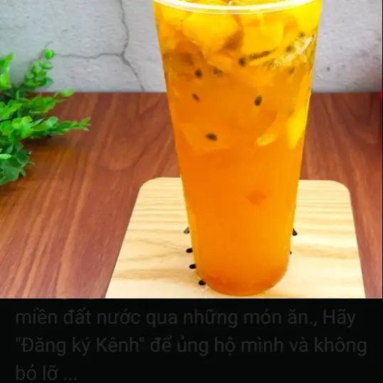 Hình ảnh trà xoài chanh dây ly700ml 