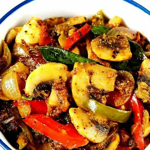 Hình ảnh Mushroom pepper fry