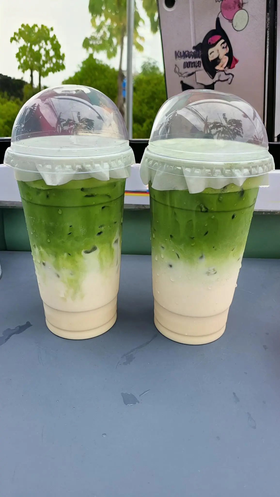 Hình ảnh Matcha sữa gấu