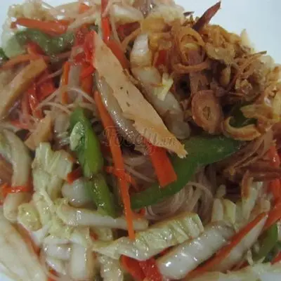 Hình ảnh Bún gạo xào chay