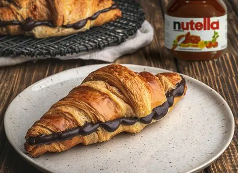 Hình ảnh Hazelnut Nutella Croissant (French Butter)
