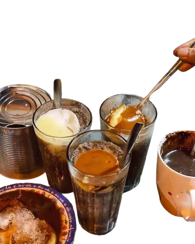 Hình ảnh Cà Phê Sữa Bánh Flan