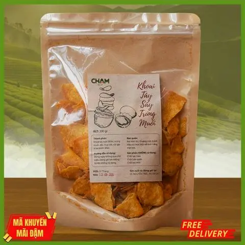 Hình ảnh Khoai Tây Sấy Trứng Muối (200gr)
