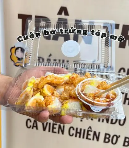 Hình ảnh Cuộn Bơ Trứng Tóp Mỡ