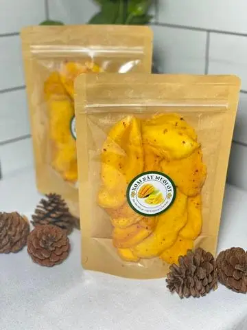 Hình ảnh xoài keo Xk sấy muối ớt túi zip 250gr