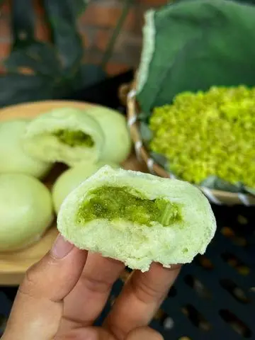 Hình ảnh Bánh bao cốm dẻo Hà Nội