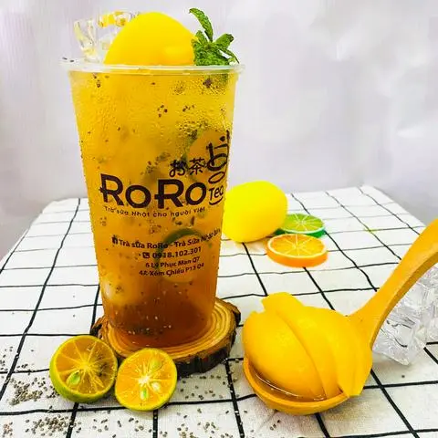 Hình ảnh Trà đào hạt chia