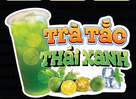 Hình ảnh Trà tắc thái xanh
