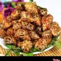 Hình ảnh ốc hương cháy  tỏi