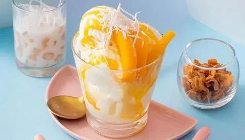 Hình ảnh Sữa chua dẻo - đào