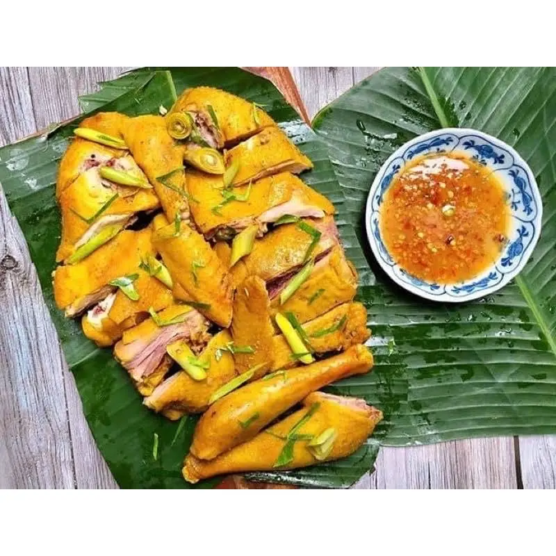 Hình ảnh Gà ủ muối nửa con không đầu