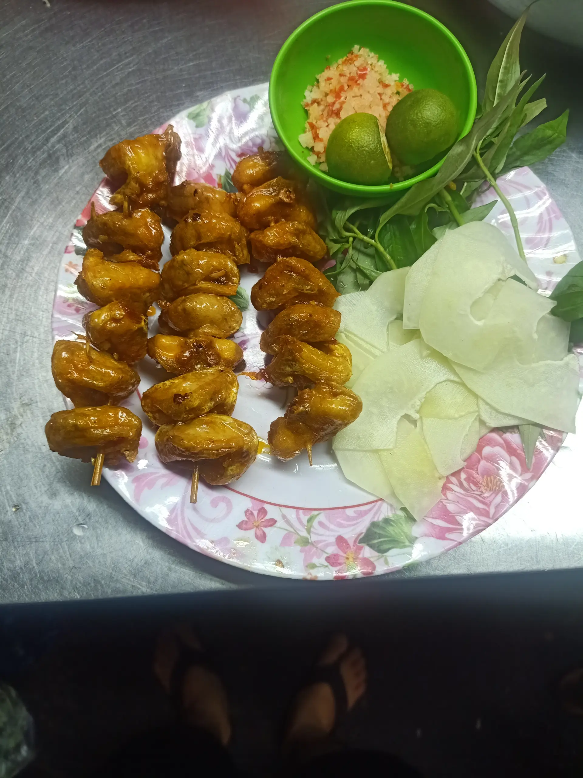 Hình ảnh Phao câu nướng muối ớt