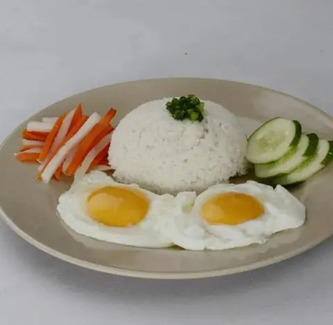 Hình ảnh Cơm ốp la 2 trứng