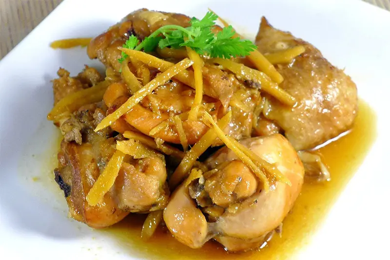 Hình ảnh cơm vịt kho gừng 