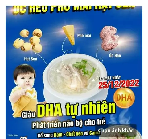 Hình ảnh Cháo óc heo phô mai hạt sen - Thứ 2 Hàng Tuần