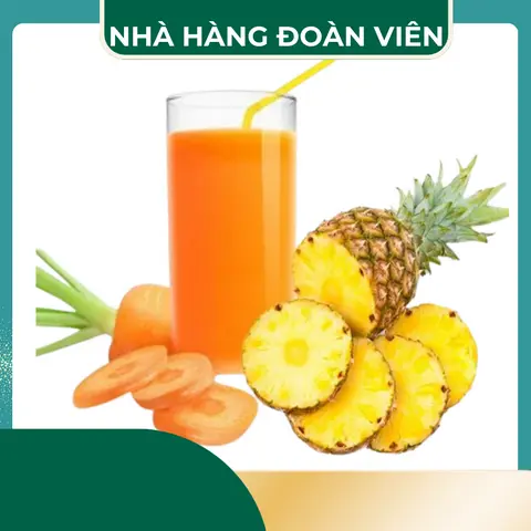 Hình ảnh Nước ép thơm - cà rốt