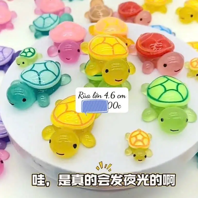 Hình ảnh Sét 2 Túi Mù Hình Rùa Ngẩu Nhiên( cao 4,6cm)