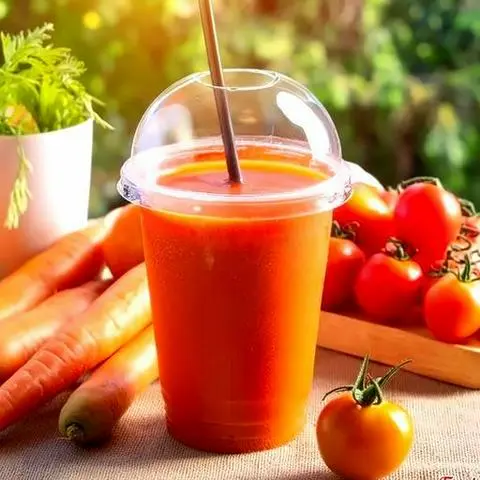 Hình ảnh Sinh tố cà rốt - cà chua