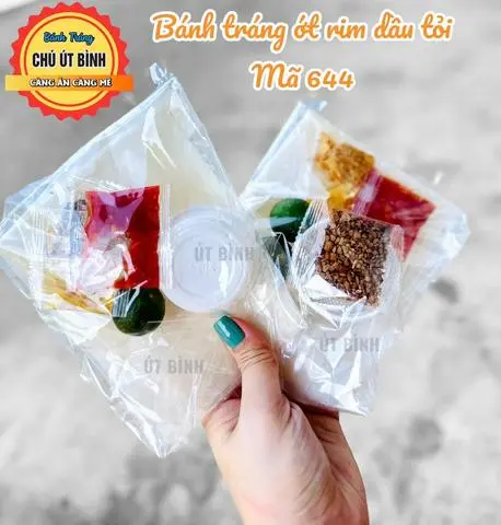 Hình ảnh 4 Bịch Ớt Rim Dầu Tỏi Muối Sặc Mã 644