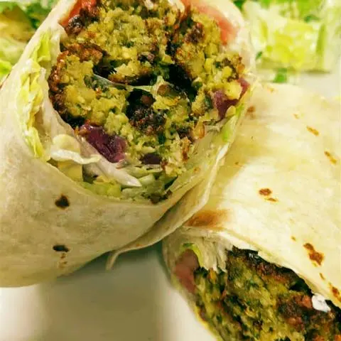 Hình ảnh Falafel wrap - vegetarian