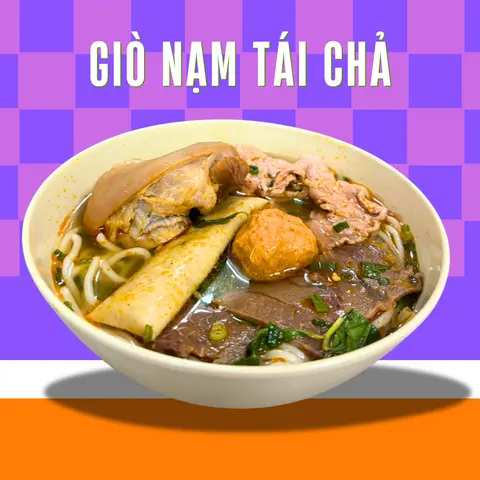 Hình ảnh Bún giò - gân - chả - tái