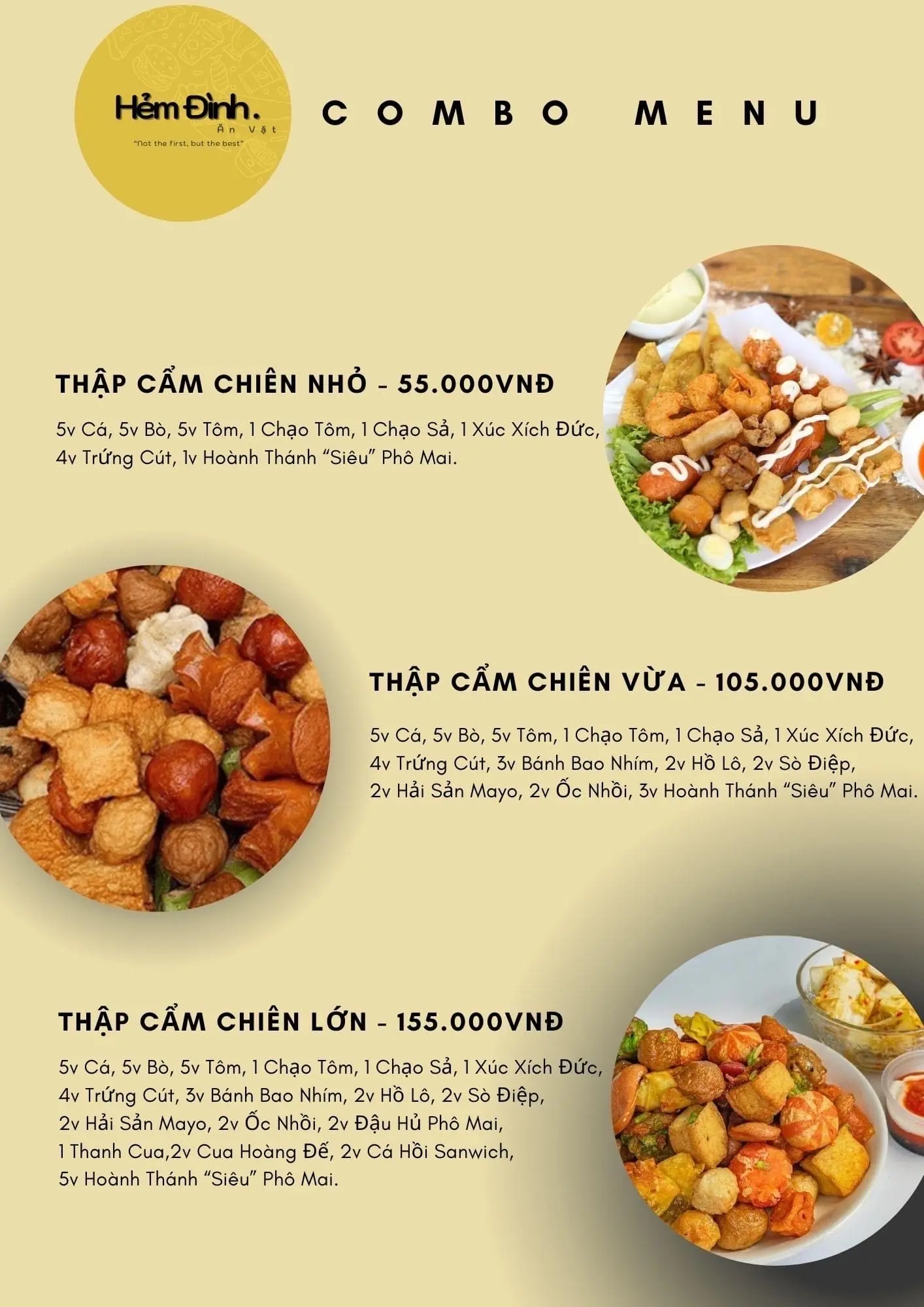 Hình ảnh Combo: Cá Bò Tôm vien chiên