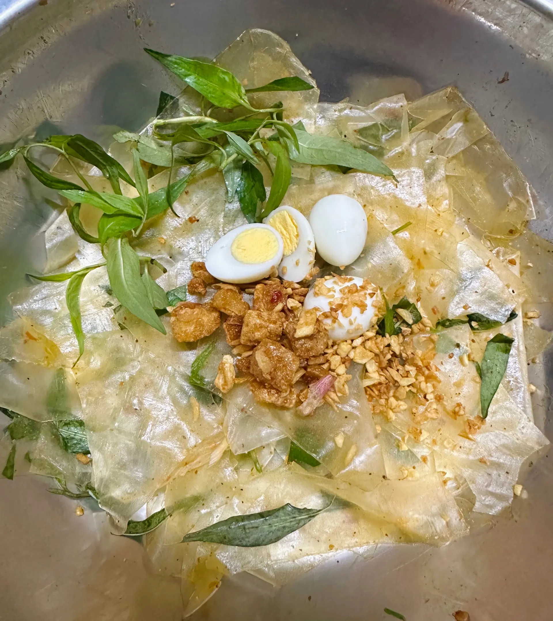Hình ảnh Bánh Tráng Sate Tỏi Tóp Mỡ Rim