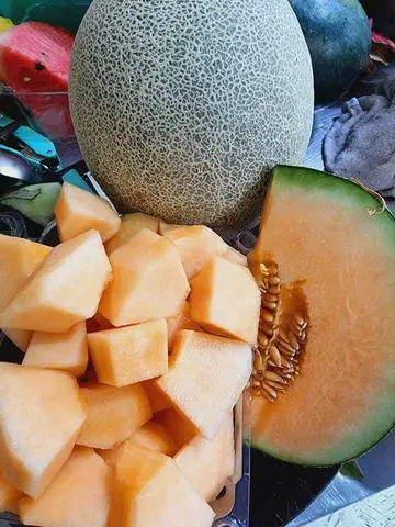 Hình ảnh  Dưa Lưới Lạnh Giòn Ngọt