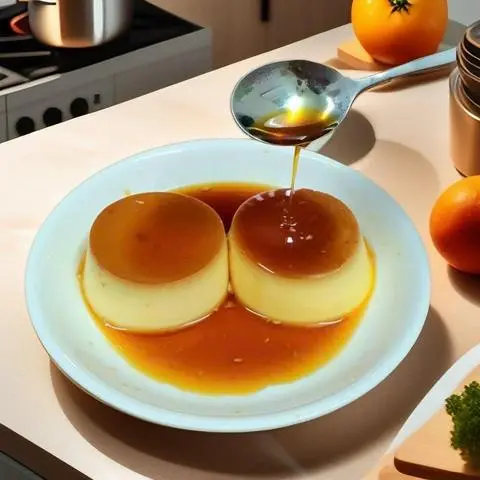 Hình ảnh Flan Tim Caramel truyền thống