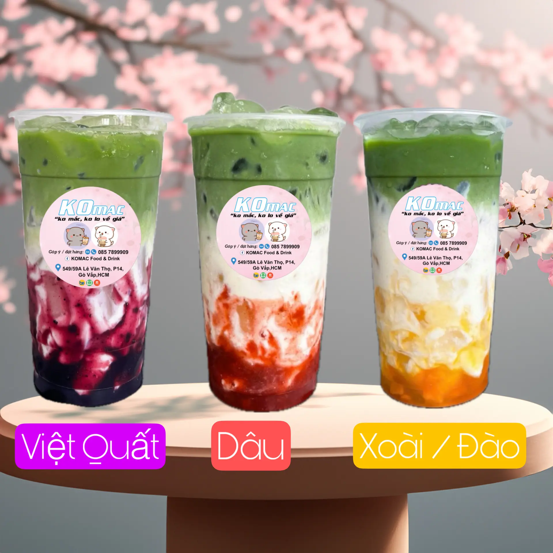 Hình ảnh Matcha Latte Mix 700ML - KOMAC