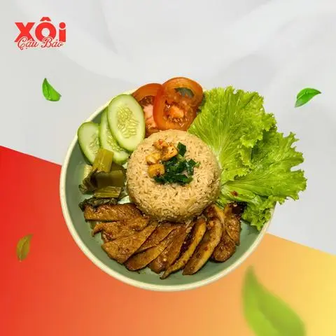 Hình ảnh Combo Cơm thịt nạc dăm nướng - Canh - Yogurt tráng miệng
