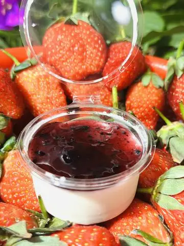 Hình ảnh Panna cotta việt quất