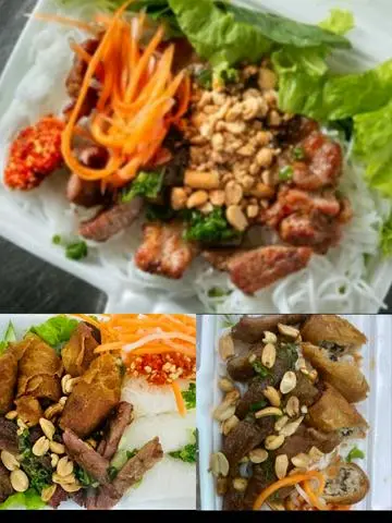 Hình ảnh bún thịt nướng+Pepsi