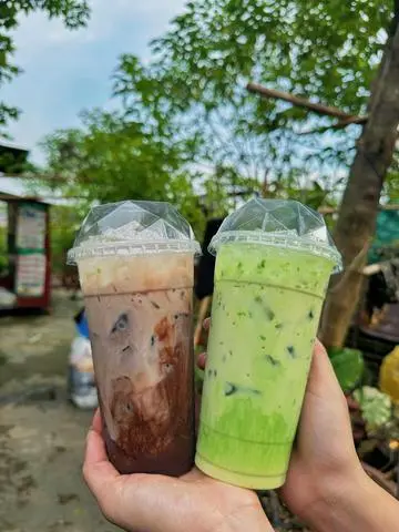 Hình ảnh Caocao sữa gấu mix trân châu 