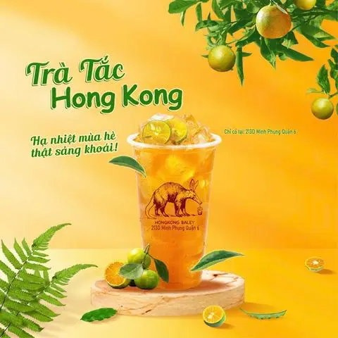 Hình ảnh TRÀ TẮC HONGKONG TẶNG THẠCH DỪA