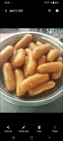 Hình ảnh Chuối ngào đường (4 trái )