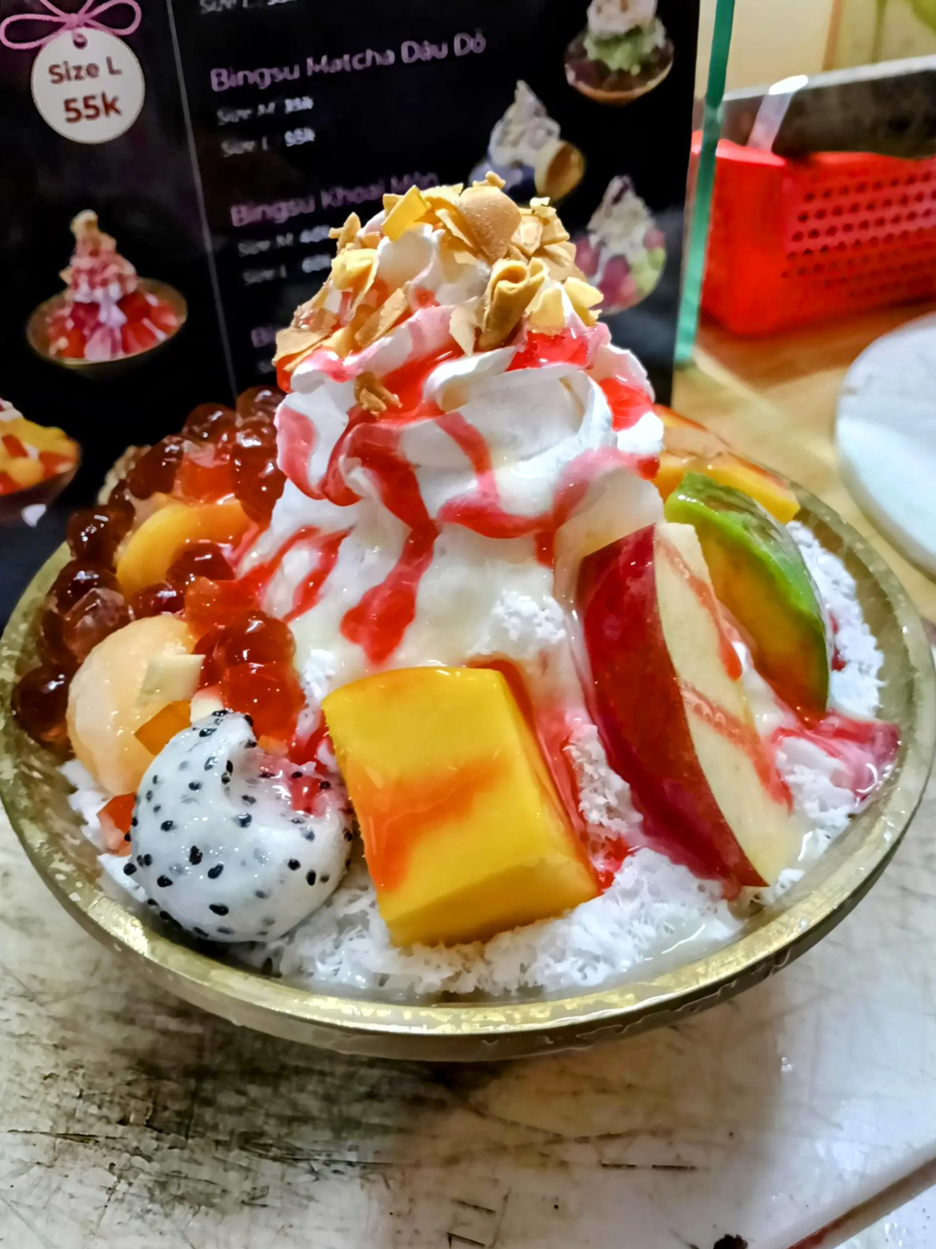 Hình ảnh Bingsu Trái Cây - Size L