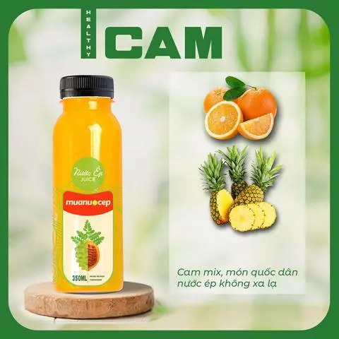 Hình ảnh Nước Ép Cam Mix Thơm Healthy