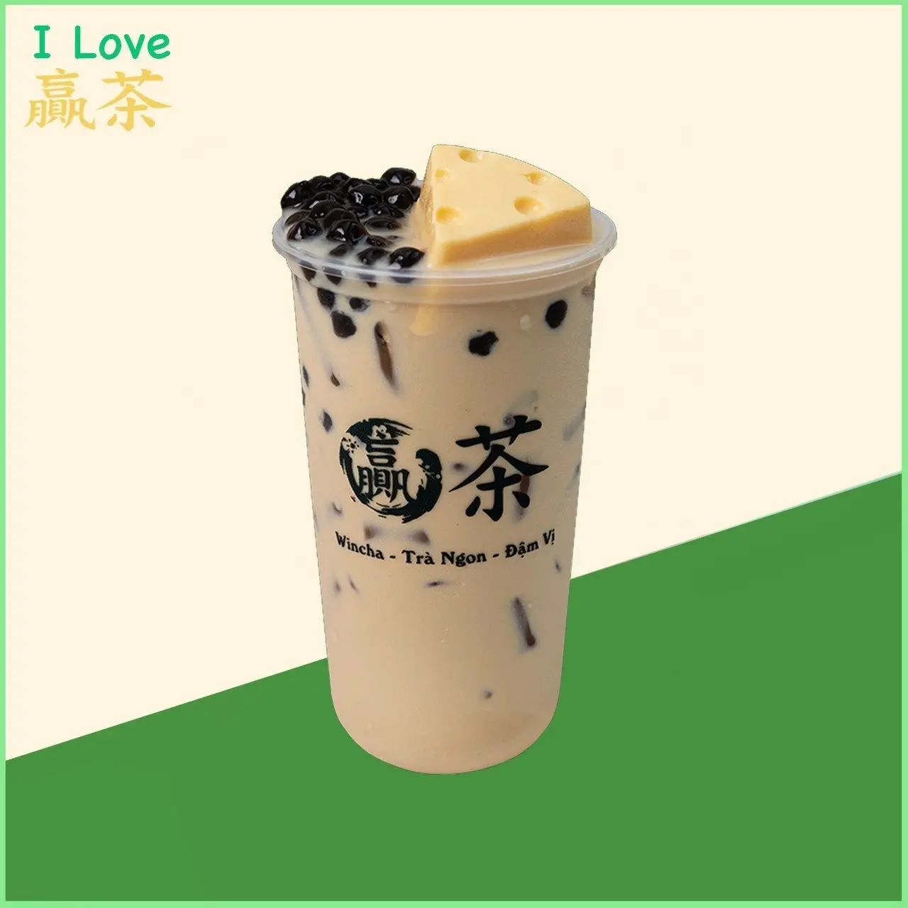 Hình ảnh ÔLong Sữa Trân châu + Phô Mai Jerry Size L