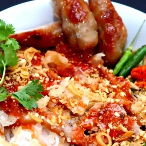 Hình ảnh Bún thịt - nem