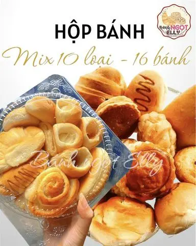 Hình ảnh HỘP BÁNH MIX MINI 16 mix hơn 10 loại
